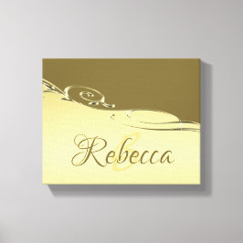 Decoración metalizado de oro de lujo sobre oro mil