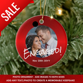 Decoración minima de Navidades de FOTOS rojas metá