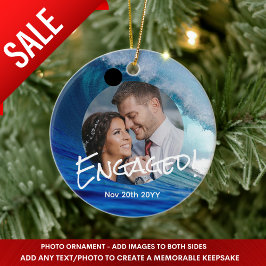 Decoración minimalista de Navidades de FOTOS azule