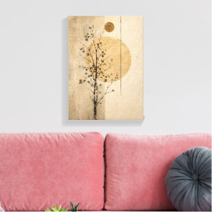 Decoración Minimalista Japonesa Abstracta Zen para