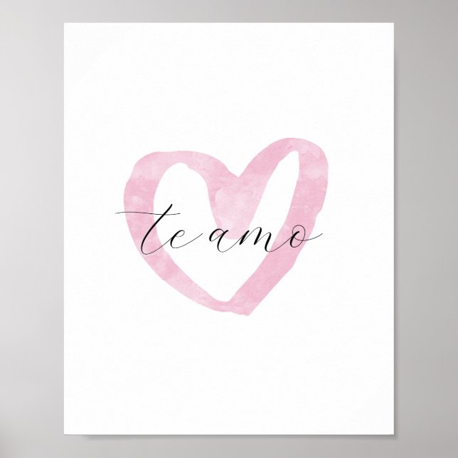 Decoración moderna de corazón San Valentín Regalo  (Frente)