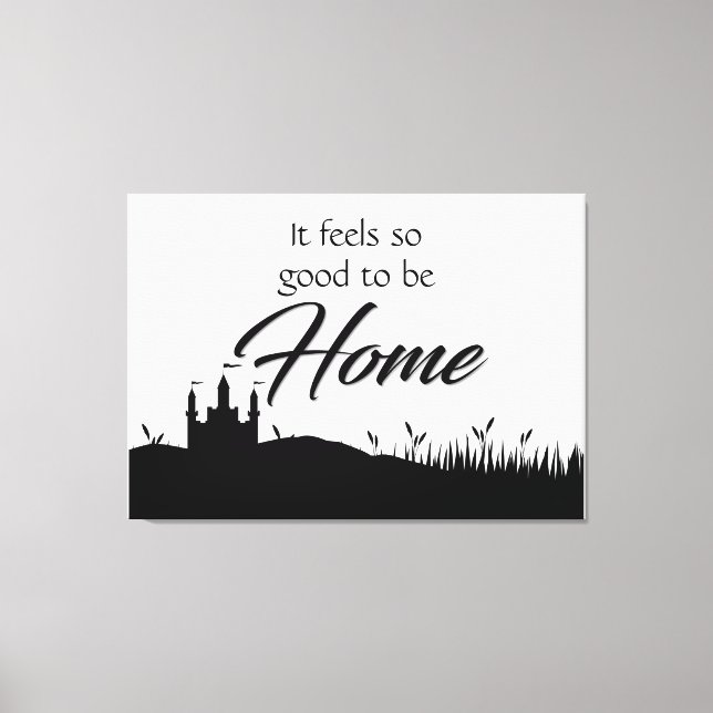 Decoración moderna de Rótulo casero en blanco y ne (Anverso)