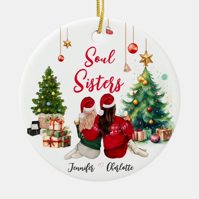 Decoración Navidad 2024, amigo personalizado (Frente)
