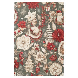 decoración navideña de cuento de hadas, flores