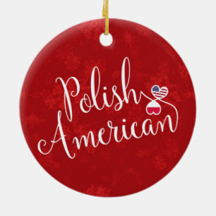 Decoración navideña polaca-norteamericana entrelaz
