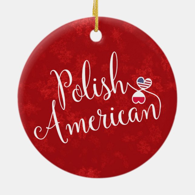 Decoración navideña polaca-norteamericana entrelaz (Atrás)