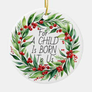 Decoración Navideña ''Una Corona de Navidad para u