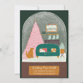 Decoración Nueva Salones Nieve Globe Invitación mó