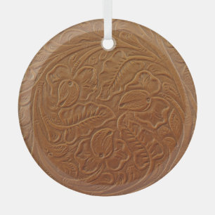 Decoración occidental de vaquero floral, cuero mar