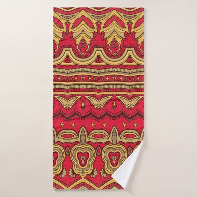 Decoración oriental en el armario. (Toalla de baño)