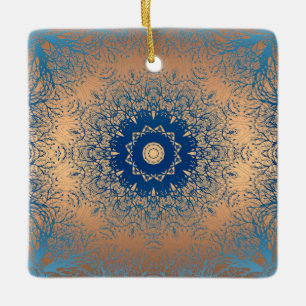Decoración ornamental arábiga de seda de bronce ma