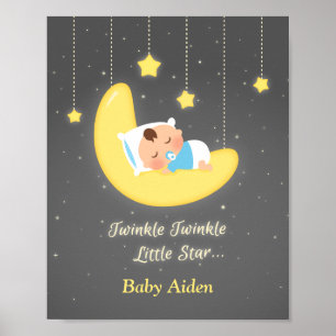 Decoración para guardería de bebé Twinkle Twinkle
