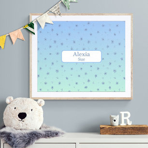 Decoración para habitación de niño con nombre pers