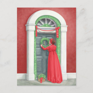 "Decoración para Navidades de Regencia". Postal