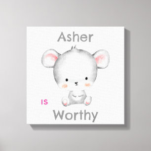 Decoración personalizada de afirmación para niños 