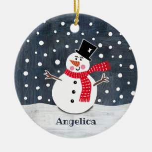 Decoración personalizada de árbol de Navidad de Sn
