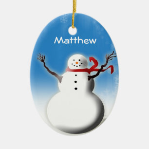 Decoración personalizada de árbol de Navidad de Sn