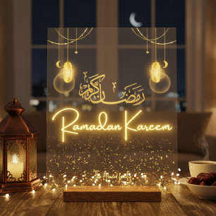 Decoración personalizada de hogar acrílico Ramadan