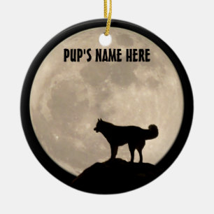 Decoración personalizada de Husky Ornament