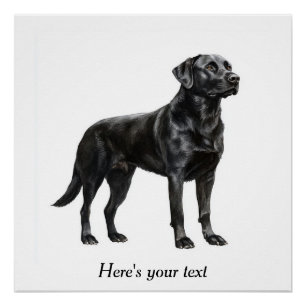 Decoración personalizada de Labrador Retriever neg
