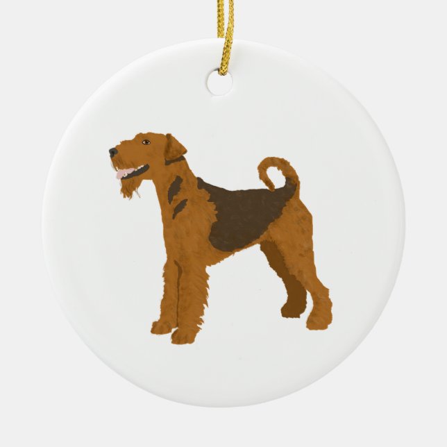 Decoración personalizada de Navidades caninos de A (Frente)