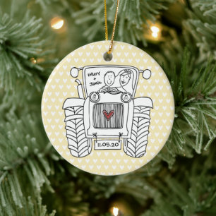 Decoración personalizada de Navidades de Boda de t