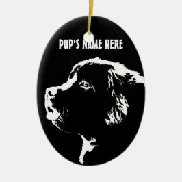 Decoración personalizada de perros de ornamentos d