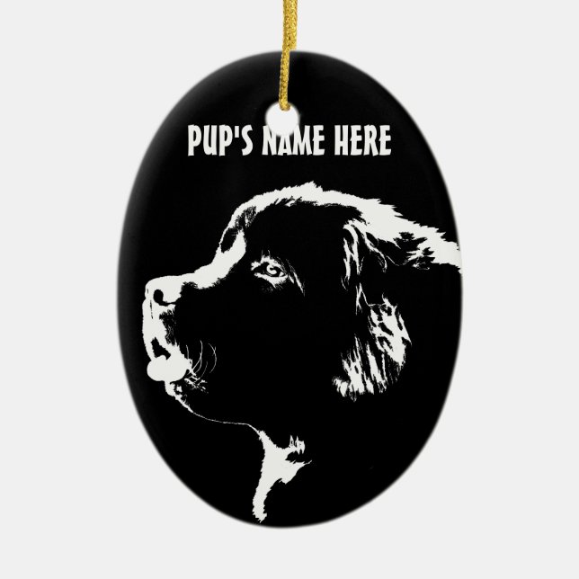 Decoración personalizada de perros de ornamentos d (Frente)