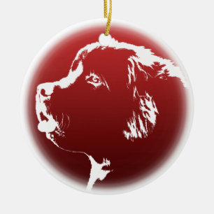 Decoración personalizada de perros de ornamentos d