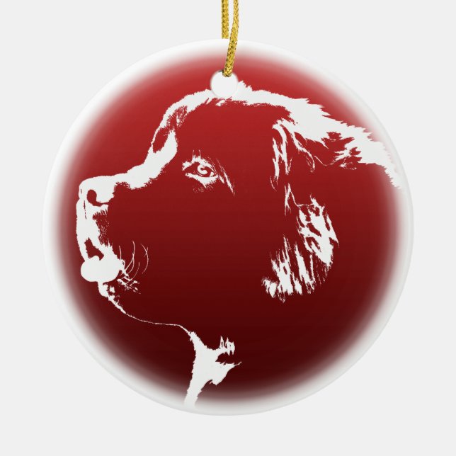 Decoración personalizada de perros de ornamentos d (Frente)