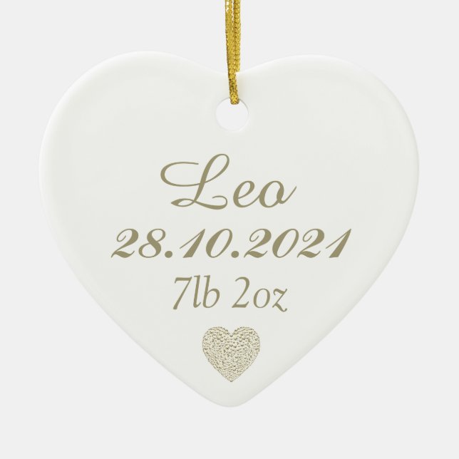 Decoración personalizada de regalo de recién nacid (Frente)