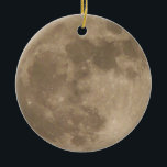 Decoración personalizada ornamento de la Luna<br><div class="desc">Las decoraciones de la luna personalizaron los recuerdos de los regalos de los ornamentos de la Luna Llena y los ornamentos adaptables de la luna para el navidad cumpleaños, enhorabuena, te amo, le traen los recuerdos personalizados luna del ornamento y los regalos de la Luna Llena para los hombres, mujeres,...</div>