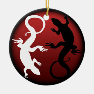Decoración personalizada ornamento del reptil del
