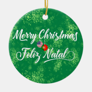 Decoración portuguesa americana, feliz natal
