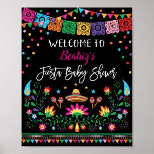 Decoración Poster de bienvenida de Baby Shower Fie