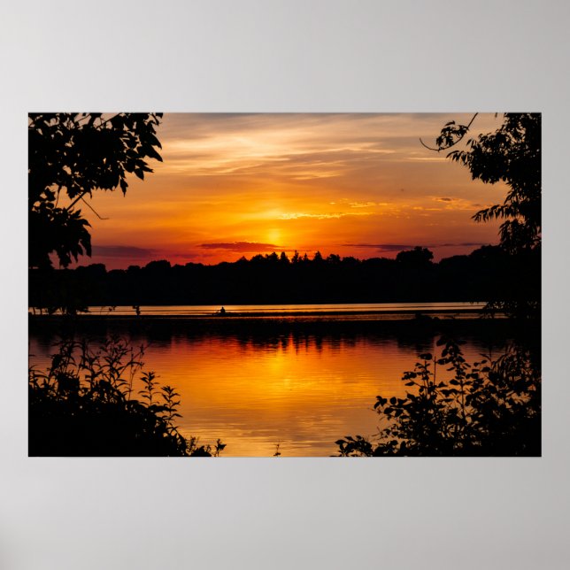 Decoración Poster/mural de "Sunrise Lake" (Frente)