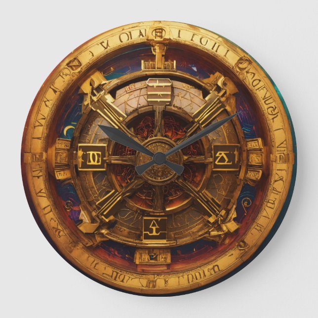 Decoración potente del reloj de rueda (Anverso)