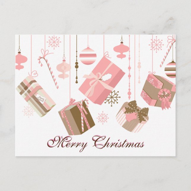 Decoración sencilla y elegante Feliz Navidad (Anverso)