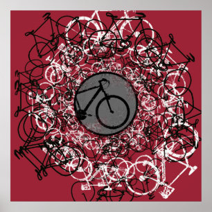 decoración súper genial con temática de bicicleta