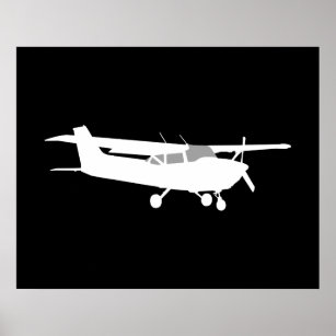 Decoración volante de la silueta Cessna Classic