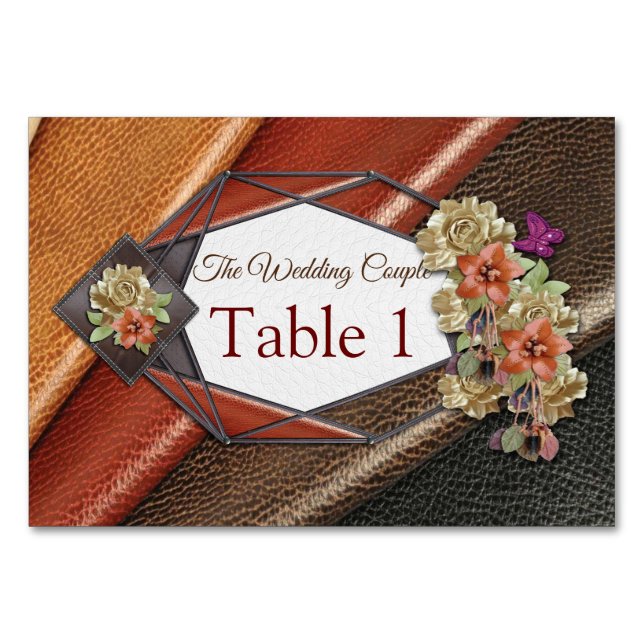 Decoración y tarjetas de la Academia de Cuero 3D (Anverso)