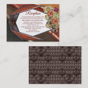 Decoración y tarjetas de la Academia de Cuero 3D