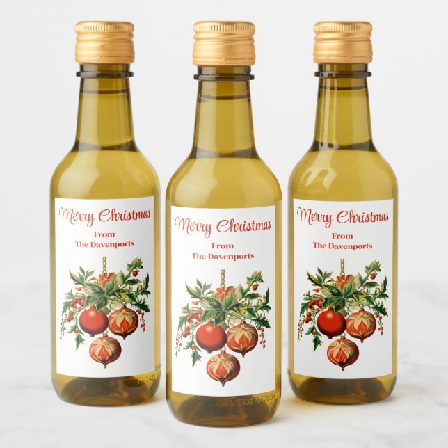 Decoraciones de árbol de Navidad de Guay retro (Botellas)