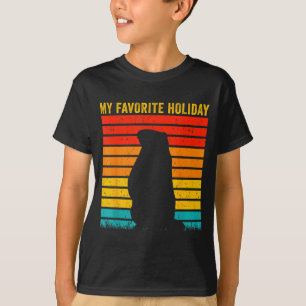 Decoraciones de Camiseta Día de la Marmota Disfraz