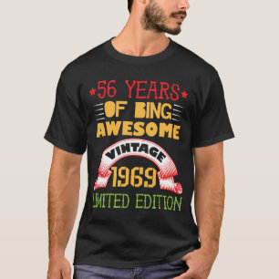 Decoraciones de cumpleaños 56 hombres Camiseta 56 