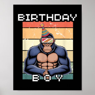 Decoraciones De Cumpleaños De Gorila Etiqueta De M