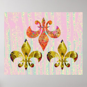 Decoraciones de Golden Fleur-de-Lis