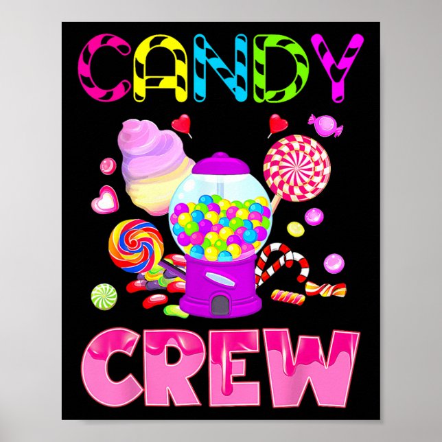 Decoraciones de la tripulación de Candy Land Candy (Frente)