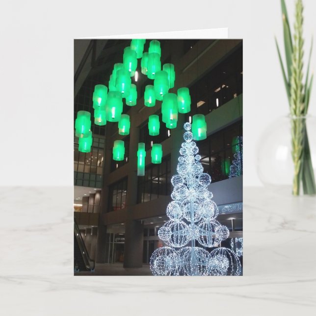 "Decoraciones de Navidad del IDS Center" Tarjeta d (Anverso)