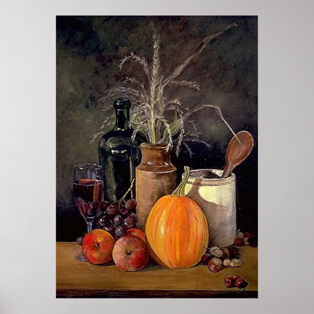 Decoraciones de Otoño en Impresión de Mesa (Frente)